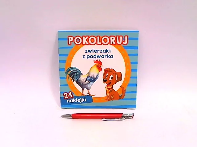 Zwierzaki z podwórka. Pokoloruj - tantis.pl