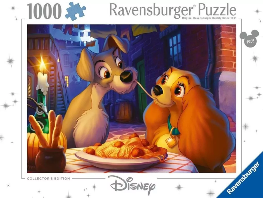 Puzzle 1000. Disney Classics. Zakochany kundel - tantis.pl