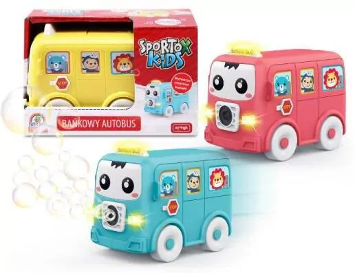 Bańkowy autobus Sportox Kids - tantis.pl