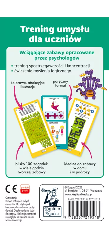 Zabawy logiczne. Zagadki obrazkowe - tantis.pl