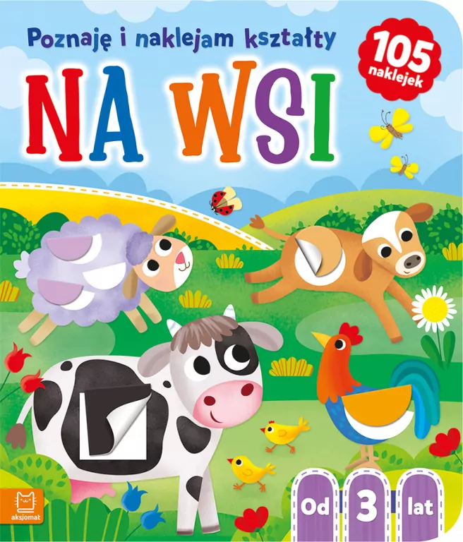 Na wsi. Poznaję i naklejam kształty od 3 lat - tantis.pl