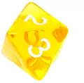 Rebel. Komplet kości RPG. Mini Kryształowe. Żółte - tantis.pl
