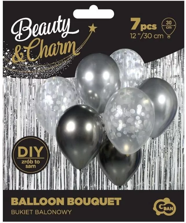 Bukiet balonowy Beauty&Charm 30cm - tantis.pl