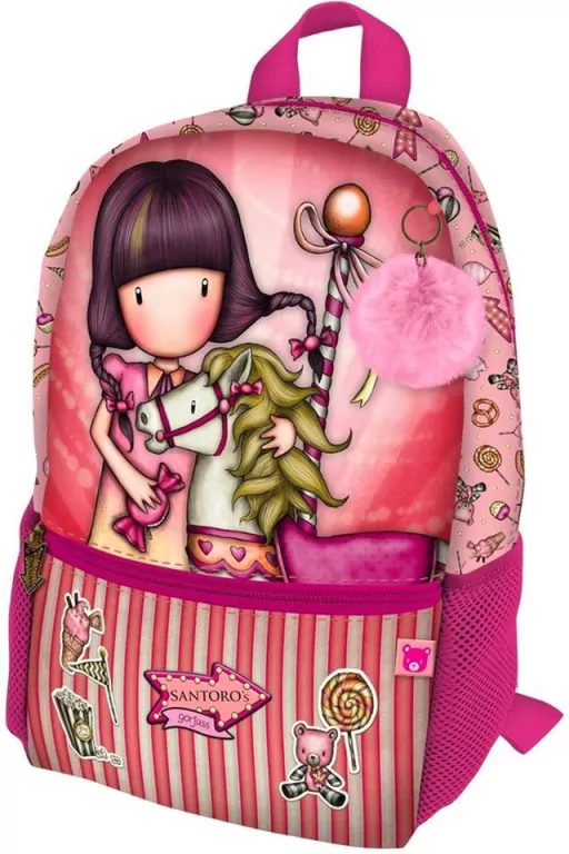 Mały Plecak z Uchwytem na Walizkę Gorjuss Carousel - tantis.pl