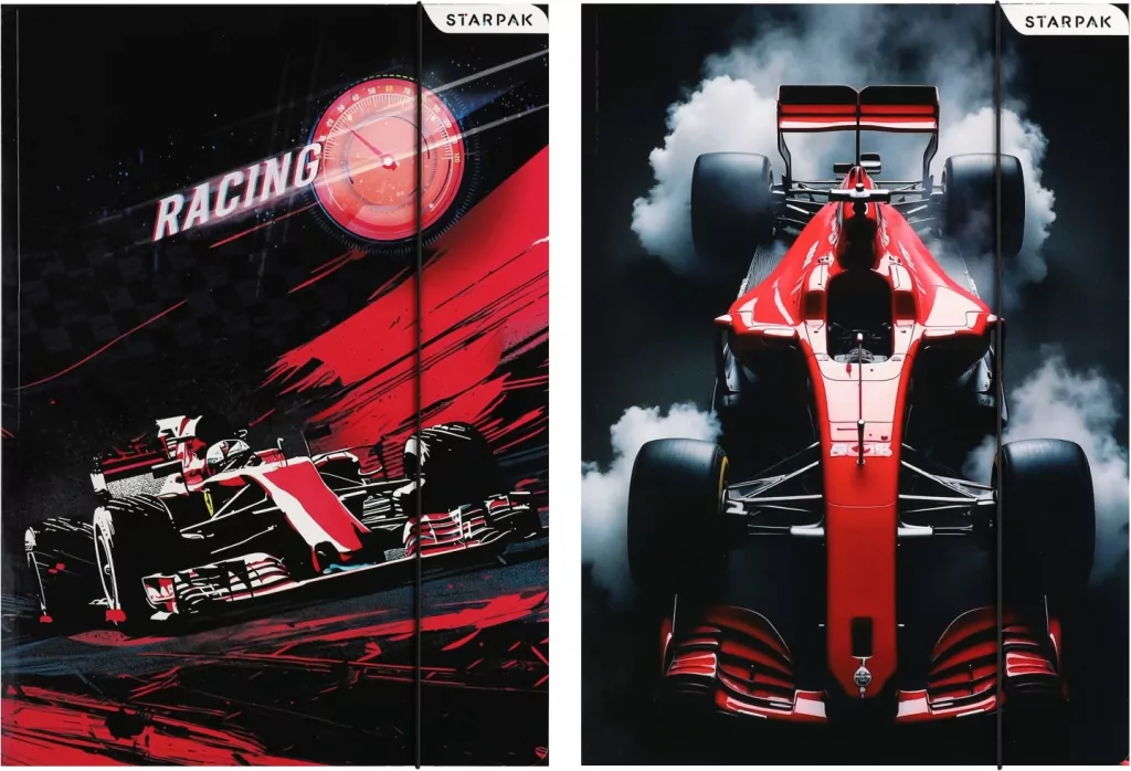TECZKA Z GUMKA PAP A4 RACING MIX2 STK FOL10/100 - tantis.pl