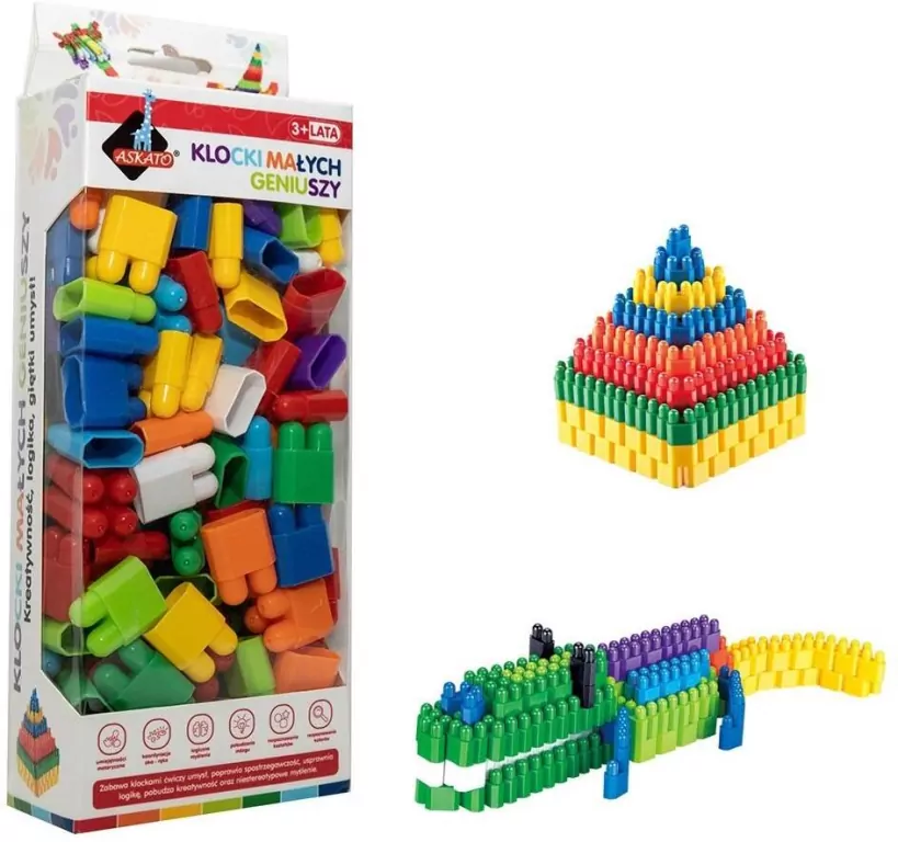 Klocki małych geniuszy. Cegiełki - tantis.pl