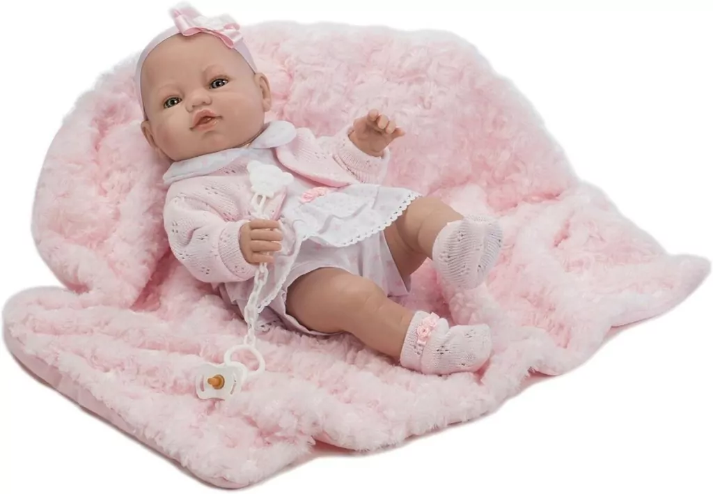 Lalka hiszpańska bobas Rosa z akcesoriami 41cm - tantis.pl