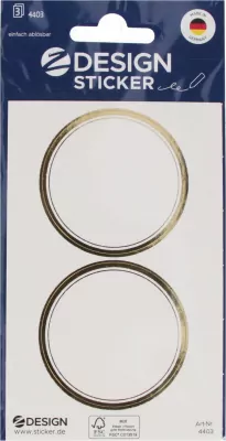 NAKLEJ RAMKA OKR ZLO 80X160 4403 ZF B/C