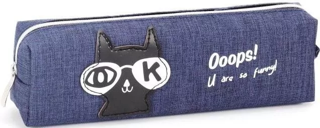 Piórnik tuba mała Kot w okularach OK - tantis.pl
