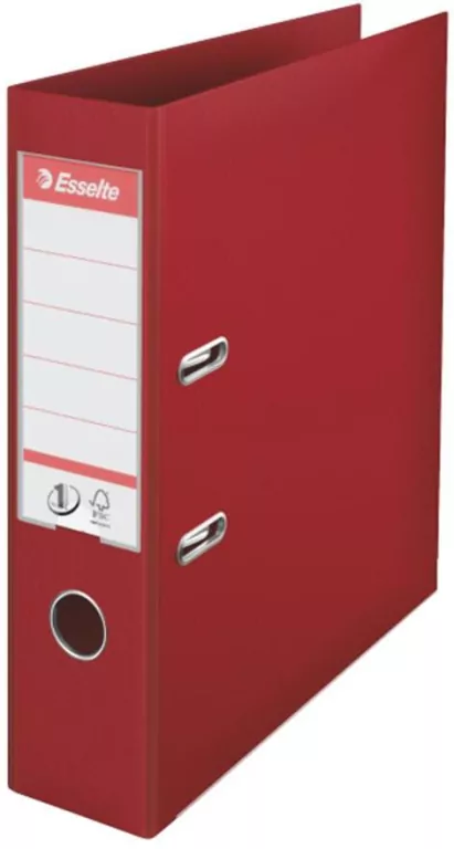 Esselte. Segregator A4/70, 811510, Bordowy - tantis.pl