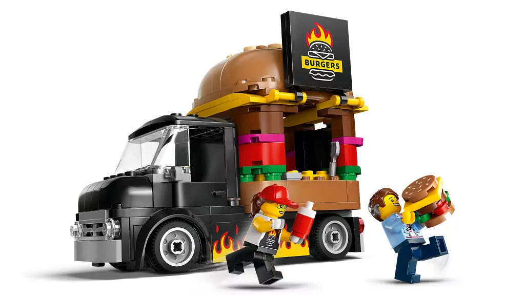 LEGO® City. Ciężarówka z burgerami 60404 - tantis.pl