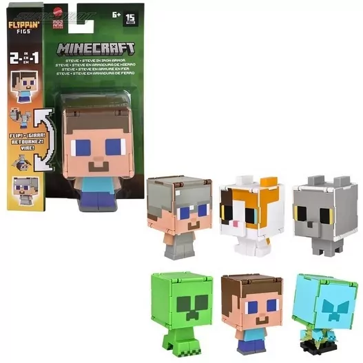 MINECRAFT FIGURKA Z TRAKSFOR 2W1 MIX HTL43 PUD5 - tantis.pl