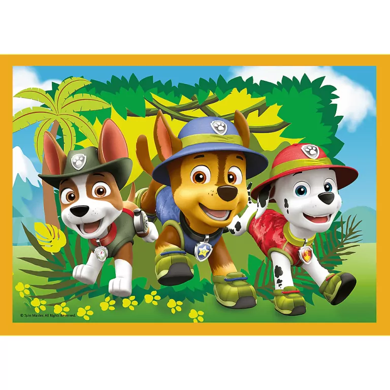 Wakacyjny Psi Patrol. Puzzle 4w1 - tantis.pl