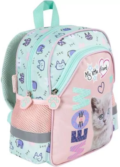 Plecak przedszkolny D1 My Little Friend  Fluffy Kitty - tantis.pl