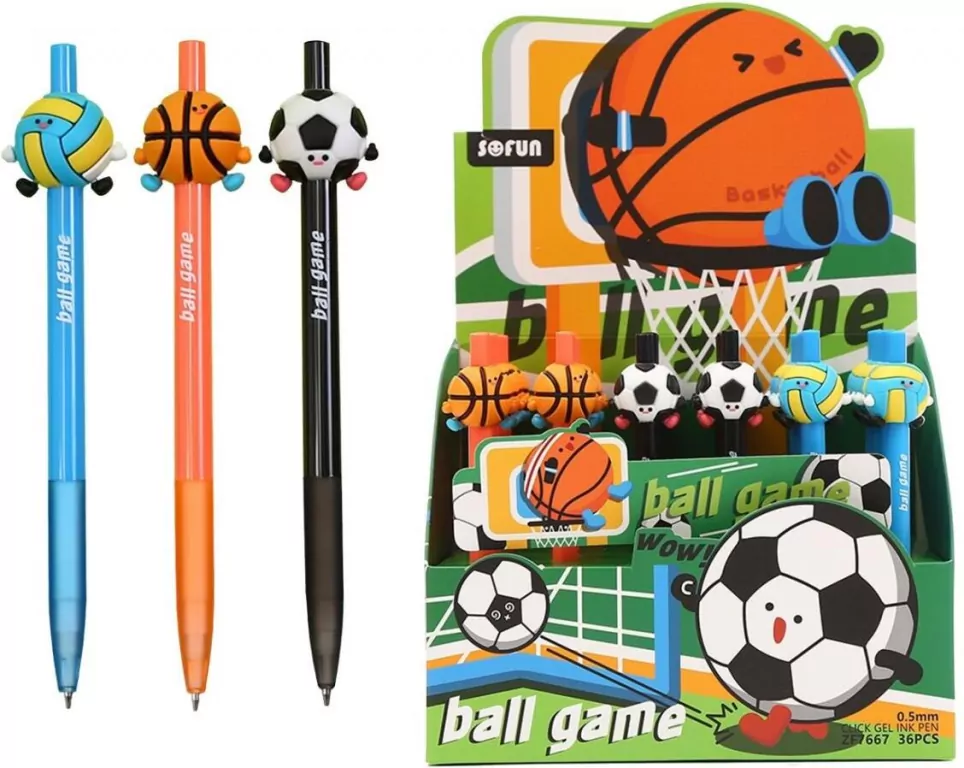 Długopis żelowy Game Ball - tantis.pl