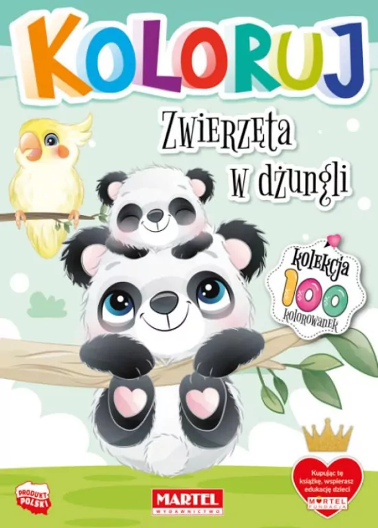 Koloruj Zwierzęta w dżungli - tantis.pl