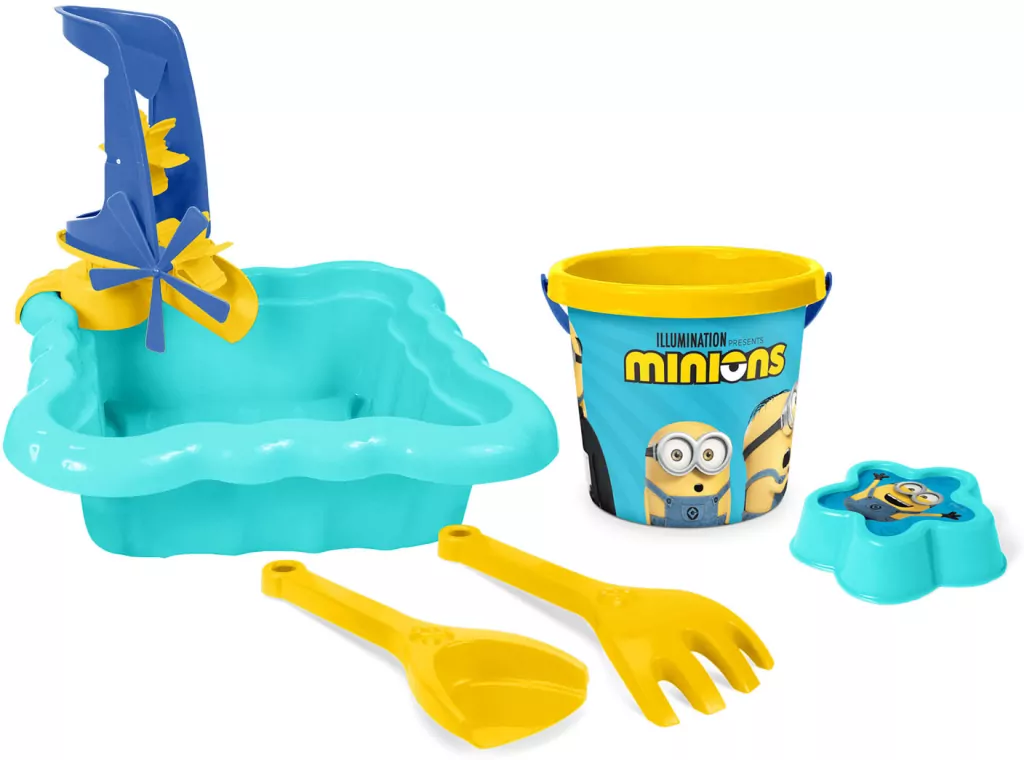 Minions piaskownica z kompletem do piasku - tantis.pl
