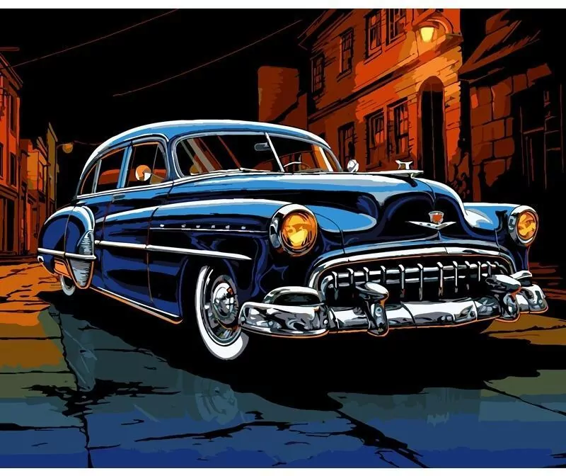 Malowanie po numerach 40x50cm Samochód - tantis.pl