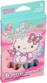 Flamastry brokatowe Hello Kitty pastel 6 kolorów - tantis.pl