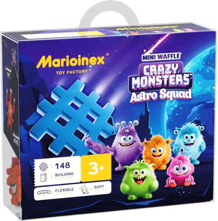 Mini Waffle Crazy Monsters Astro Squad 148el - tantis.pl
