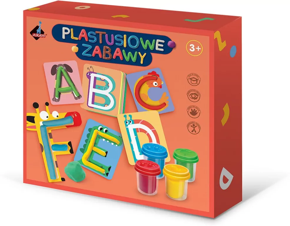 Plastusiowe zabawy - literki. Genialny dzieciak - tantis.pl