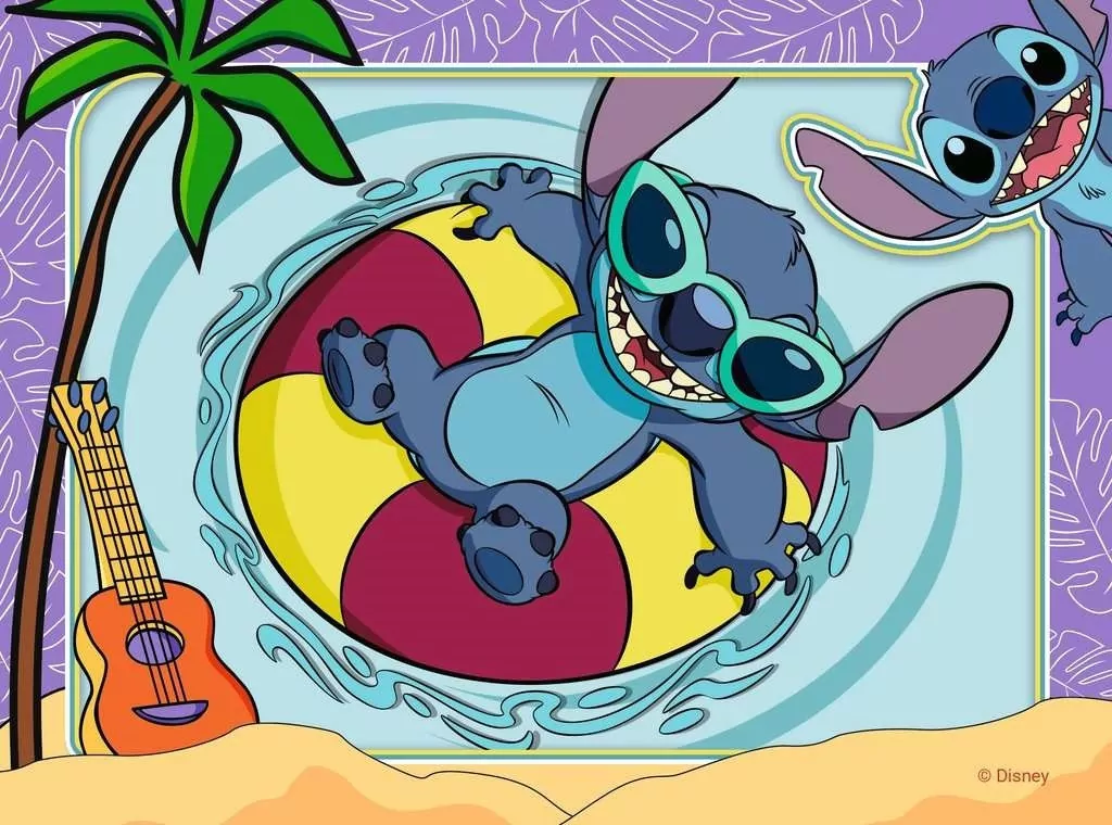 Ravensburger. Puzzle dla dzieci 2D 4w1. Disney Stitch - tantis.pl