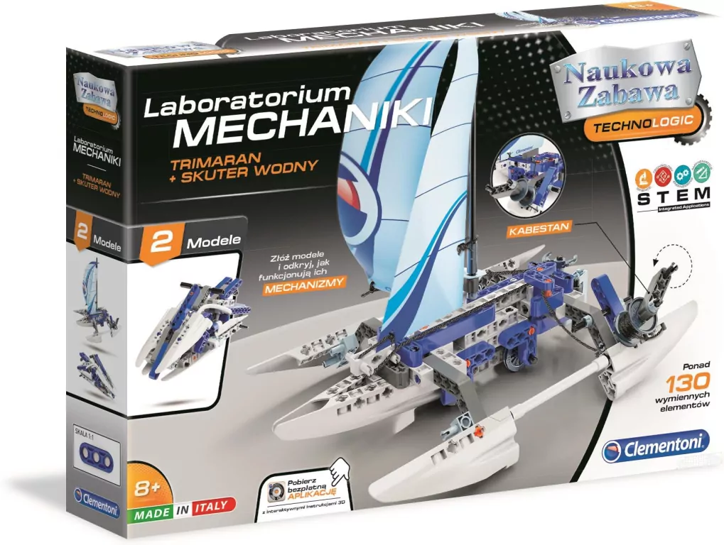 Laboratorium mechaniki. Timaran i skuter wodny. Naukowa zabawa. 50063 - tantis.pl