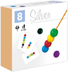 Kule na sznurku Silver ALEX