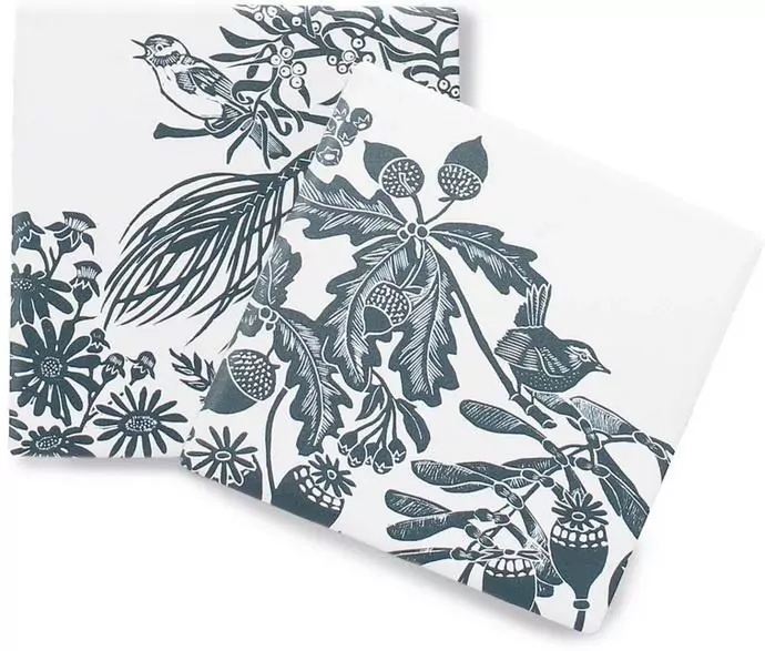 Kate Heiss Podkładki pod kubek granatowe - tantis.pl