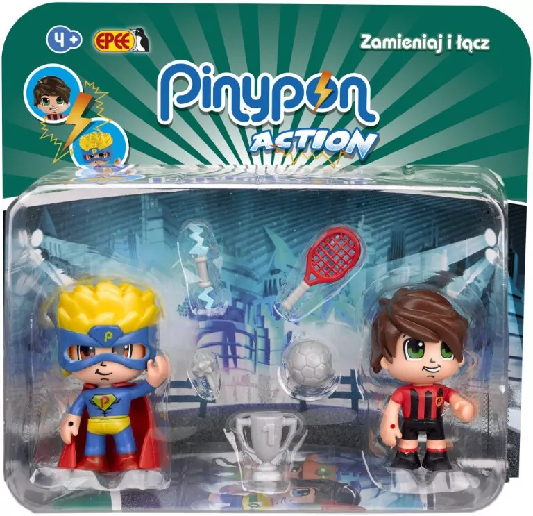 Figurki PinyPon Action 2pack Piłkarz Superbohater - tantis.pl