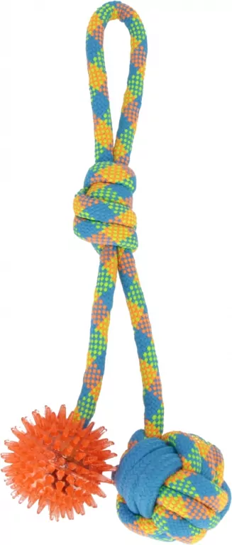 Szarpak dla Psa z piłką dwustronny 34cm - tantis.pl