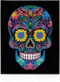 Diamond Dotz - Adults Flocked Neon Sugar Skull - tantis.pl
