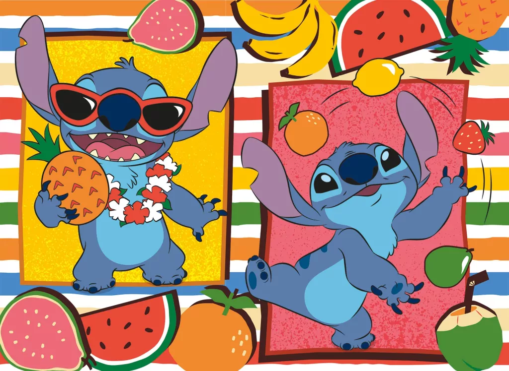 Puzzle 48 Stitch Eko dwustronne - tantis.pl