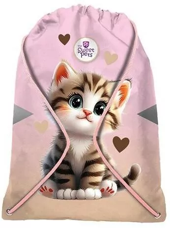 Worek na gimnastykę The Sweet Pets kot - tantis.pl
