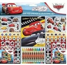 Zestaw do kolorowania i wyklejania Cars