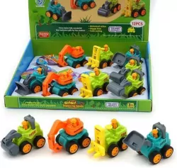 Pojazd budowlany z napędem na koło zamachowe MIX