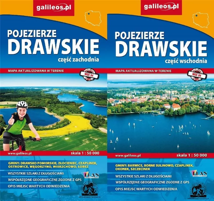 Pojezierze Drawskie. Część wschodnia i zachodnia - tantis.pl