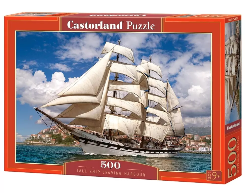 Puzzle 500. Tall Ship Leaving Harbour - tantis.pl