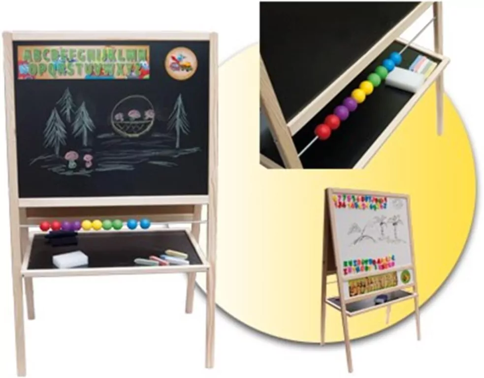 TABLICA STOJ MAGNET/KRED AKC 45X100CM TOYS MM - tantis.pl