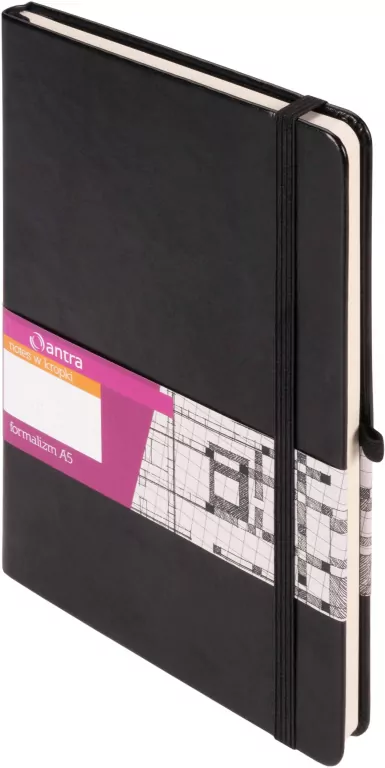 Notes A5 Kropki Formalizm Czarny ANTRA - tantis.pl