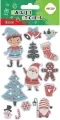 Naklejki Xmas blue 10x20cm HAPPY COLOR - tantis.pl