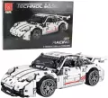 Klocki Samochód GT Racing Biały 1:14 1268el - tantis.pl