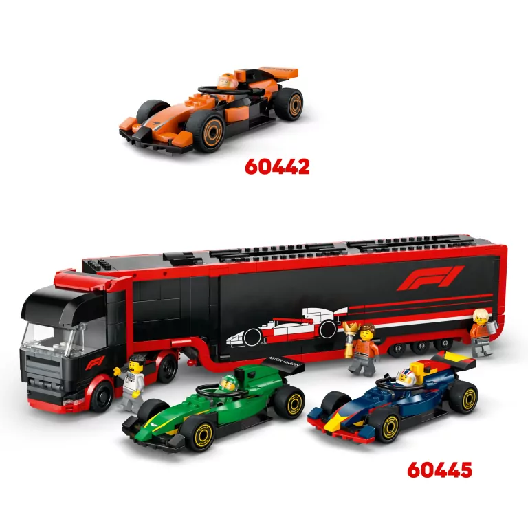 LEGO® City. F1® Garaż i bolidy Mercedes-AMG i Alpine 60444 - tantis.pl