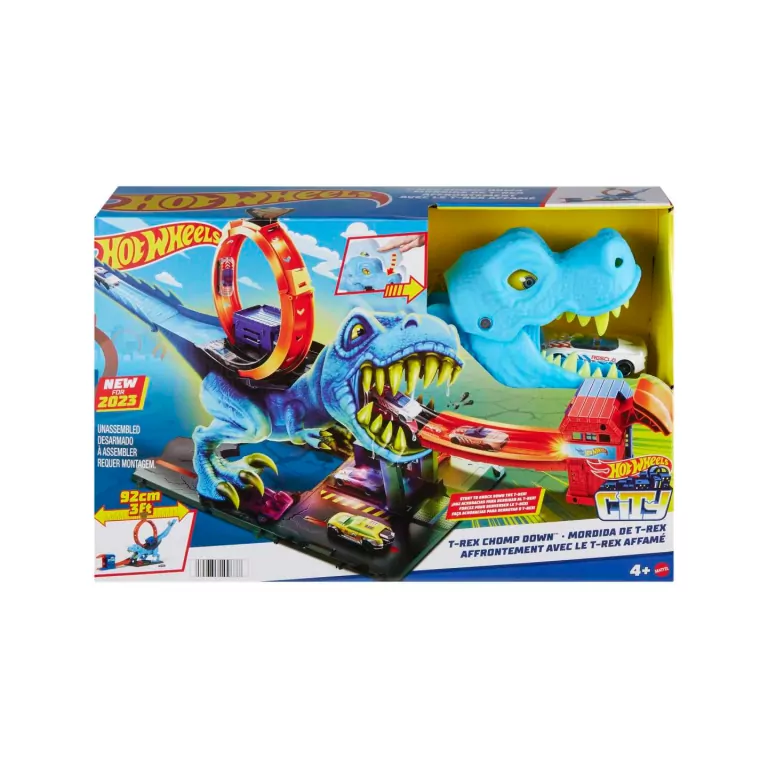 Hot Wheels City. Pętla T-rexa - tantis.pl