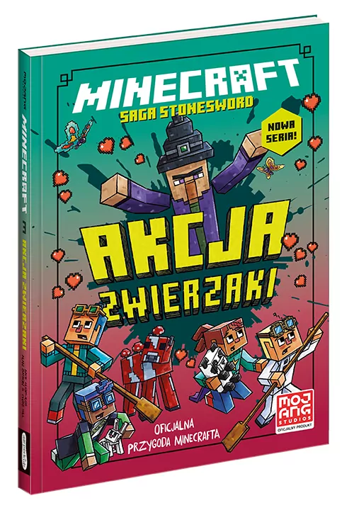 Akcja zwierzaki. Minecraft Saga Stonesword Tom 3 - tantis.pl