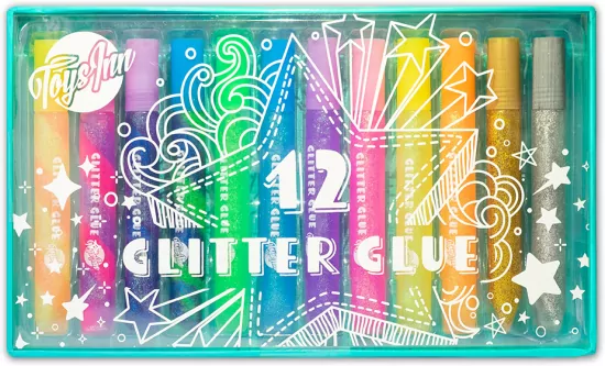 Klej brokatowy 12 sztuk. ToysInn