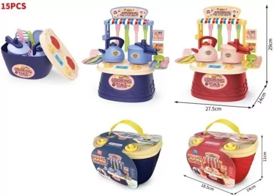 Zestaw kuchenny w koszu