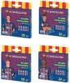 Kredki świecowe okrągłe FC Barcelona 12kol mix - tantis.pl