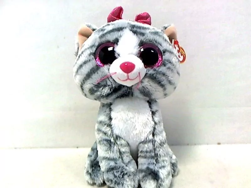 Ty Beanie Boos Kiki. Szary kot 24cm - tantis.pl