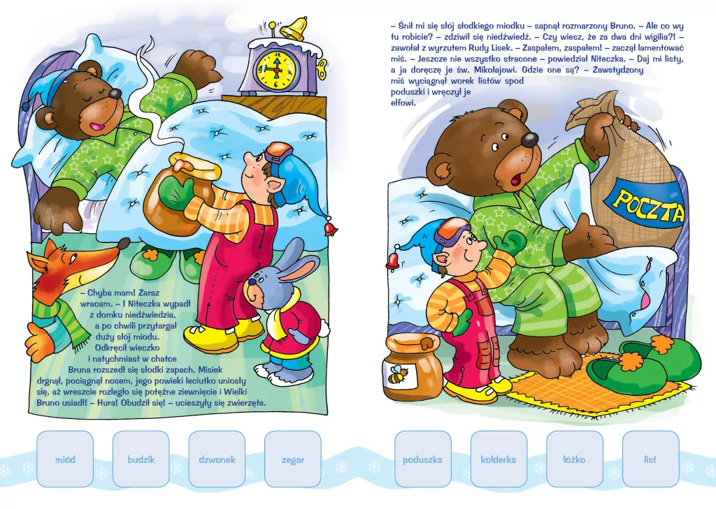 Święty Mikołaj. Świąteczna historyjka, kolorowe naklejki i malowanki - tantis.pl